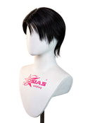 OSIAS Men Anime JJK Cosplay Wig - Short Straight Black