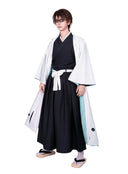OSIAS Men Japanese Style Black and White Anime Cosplay Costume