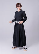 OSIAS Men Japanese Style Black and White Anime Cosplay Costume