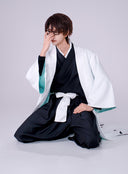 OSIAS Men Japanese Style Black and White Anime Cosplay Costume