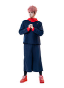OSIAS Men's JJK Navy Blue High School Cosplay Costume