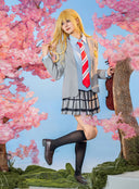 OSIAS COSPLAY - Your Lie in April Miyazono Kaori Uniform Cosplay Costume