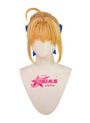 OSIAS COSPLAY - Honkai Star Rail x Fate/Stay Night Saber Cosplay Wig Blonde With Bun