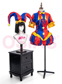 The Amazing Digital Circus Pomni Cosplay Costume With Shapeable Hat