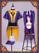 The Freak Circus Jester Cosplay Costume Purple Outfit