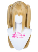 OSIAS Wig Long Golden With Pigtails Synthetic Heat Resistant Hair