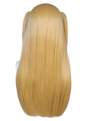 OSIAS Wig Long Golden With Pigtails Synthetic Heat Resistant Hair