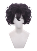 Witch Hat Atelier Agatto Akuromu Cosplay Wig Short Dark Purple