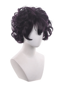 Witch Hat Atelier Agatto Akuromu Cosplay Wig Short Dark Purple