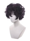 Witch Hat Atelier Agatto Akuromu Cosplay Wig Short Dark Purple
