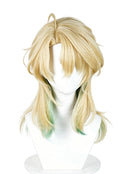 Wuthering Waves Luuk Herssen Cosplay Wig Medium Blonde and Green