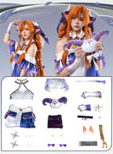 Wuthering Waves Sigrika Cosplay Costume With Full Set