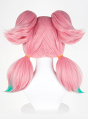 Zenless Zone Zero Aria Cosplay Perücke Mittelrosa und Grün mit Zöpfen