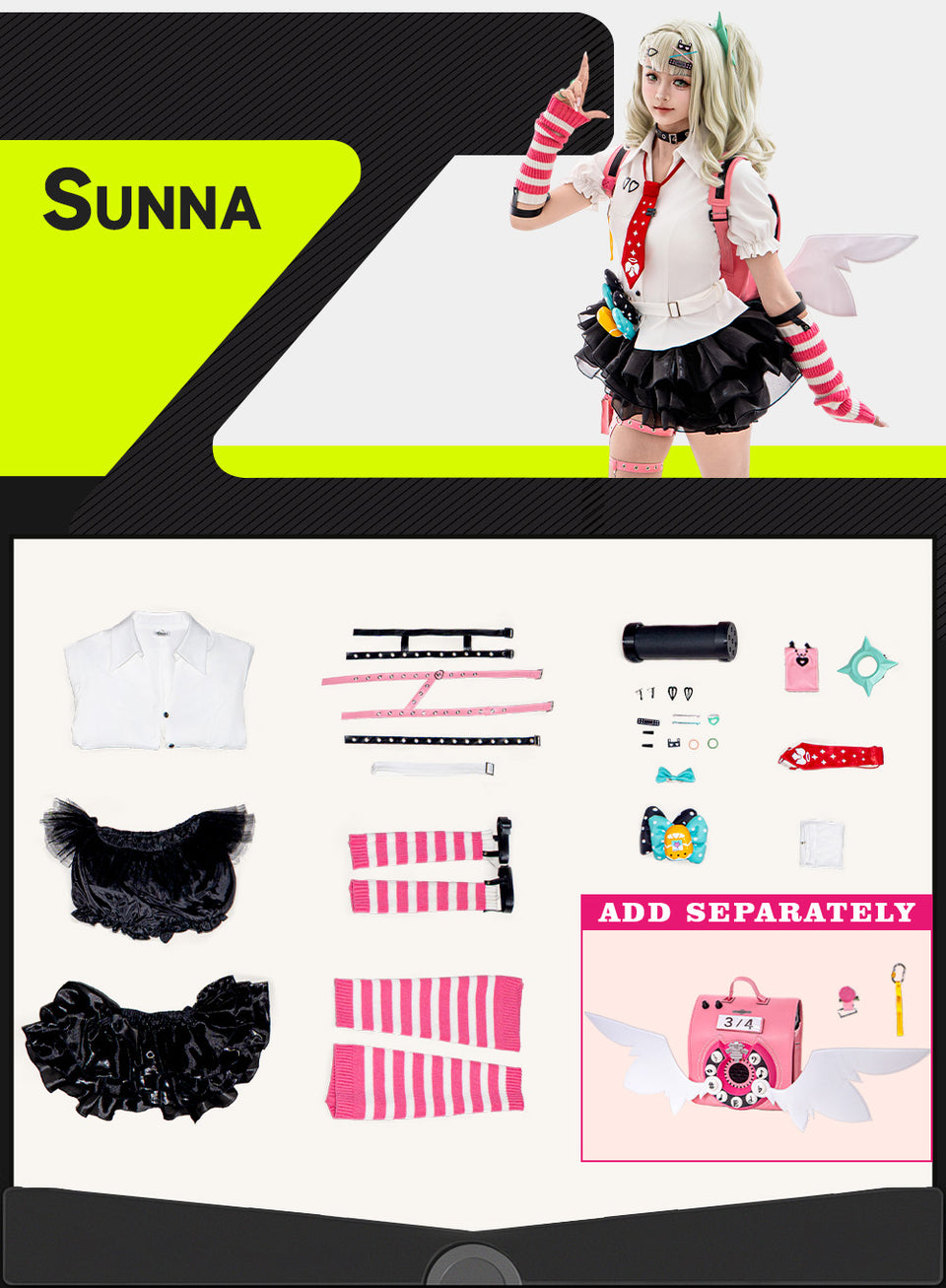 Zenless Zone Zero Sunna Dreams on Loop Cosplay Costume – OSIAS