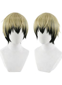 Jujutsu Kaisen Zenin Naoya Cosplay Wig Short Blonde and Dark Green