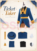 TFC Ticket Taker Cosplay Costume With Tailcoat and Mask