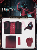 TFC Doctor Cosplay Costume With Long Cloak and Mask