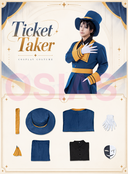 TFC Ticket Taker Cosplay Costume With Tailcoat and Mask