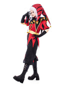 The Freak Circus Pierrot Cosplay Costume Red Outfit