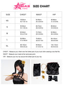 Women’s Leather Skirt Battle Suit Cosplay Costume Anime Outfit