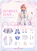 Zenless Zone Zero Remielle Cosplay-Kostüm weißes Kleid Outfit