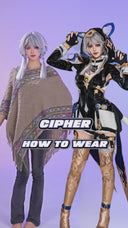 Honkai Star Rail Cipher Cosplay Costume Slim Fit Bodysuit