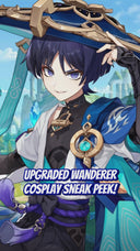 Genshin Impact Wanderer Cosplay Costume
