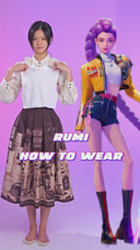 KPop Demon Hunters Rumi Cosplay Costume How It's Done Stage Outfit