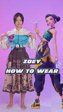 KPop Demon Hunters Zoey Cosplay Costume How It's Done Stage Outfit