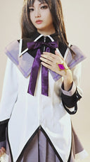 Madoka Magica Akemi Homura Cosplay Costume