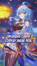 Genshin Impact Ganyu Cosplay Kostüm