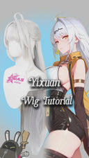 Zenless Zone Zero Yixuan Long Silver Cosplay Wig