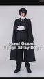 Osias Bungo Stray Dogs Dazai Osamu Black Long Coat Cosplay Costume Set