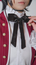 Black Butler Ciel Phantomhive Langes rotes Kleid Cosplay Kostüm