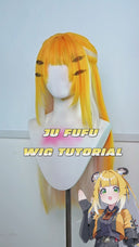Zenless Zone Zero Ju Fufu Cosplay Costume with Fluffy Gradient Tiger Tail