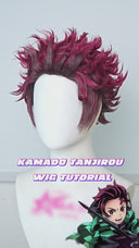 Demon Slayer Kamado Tanjirou Cosplay Wig