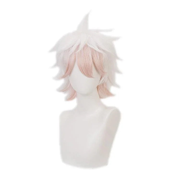 Perruque de Cosplay Danganronpa Nagito Komaeda
